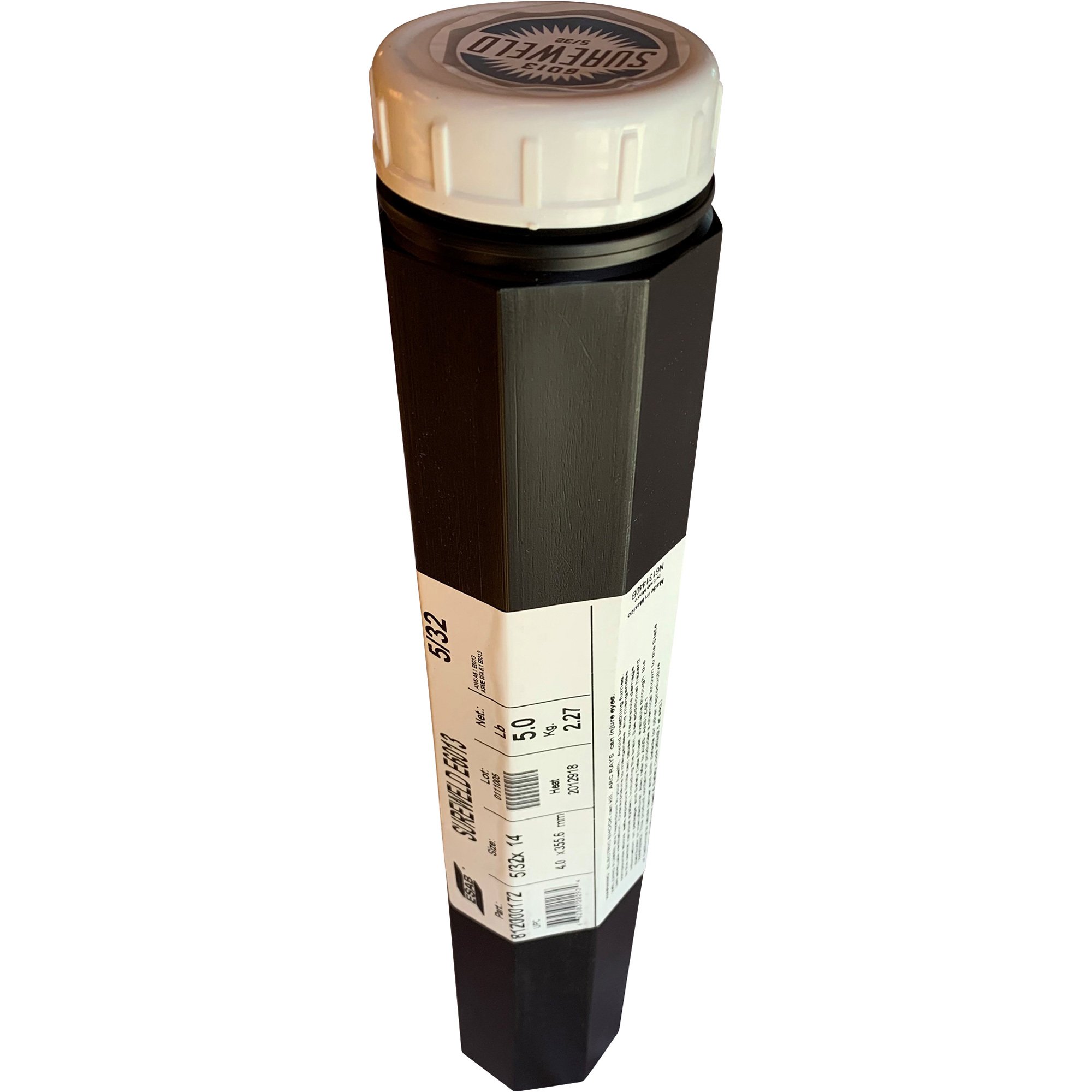 ESAB Sureweld E6013 Stick Electrodes, 3/32in. Dia. x 14in.L, 1-Lb. Pkg., Model# 812000145